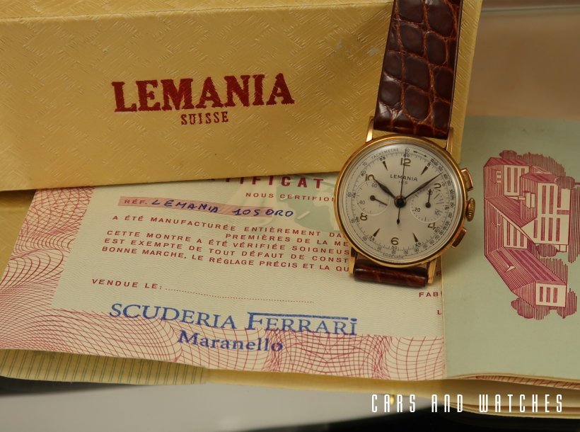 Lemania 105 Chrono for Ferrari