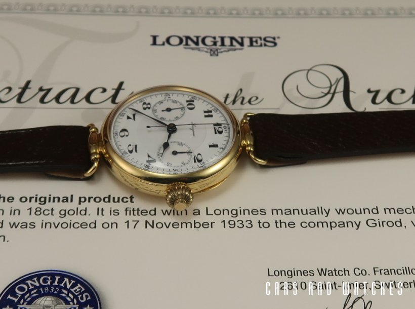 Longines 13.33 Chronograph in 18K