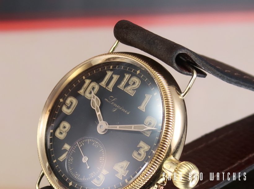Ultra rare Longines 18K FB Case from 1919