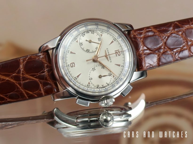 Rare Longines 30CH Flyback chrono with special case