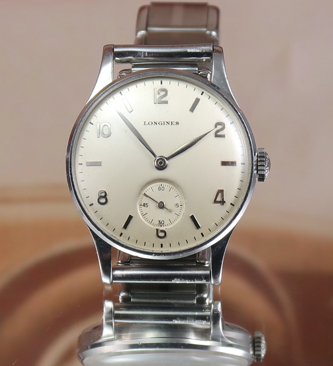 Longines Calatrava with rare applied steel dial from 1951 | Watches ...