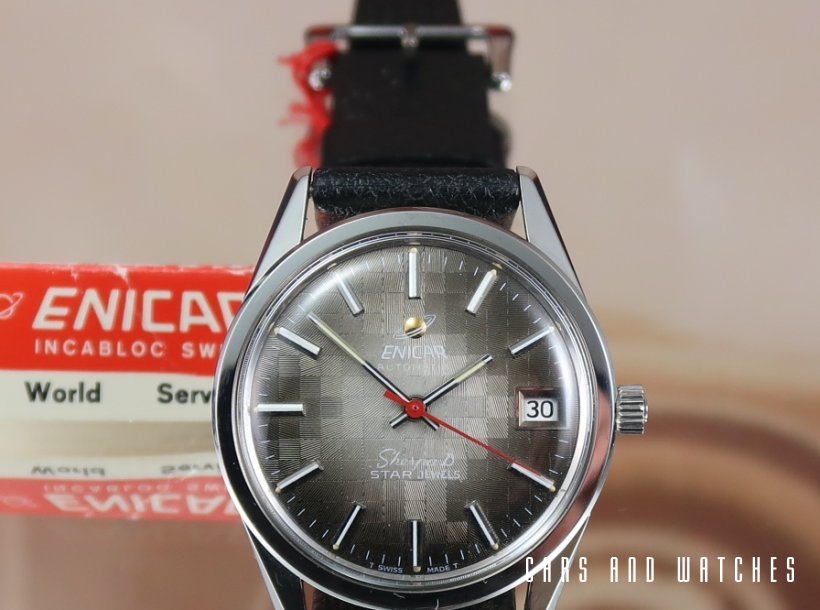NOS/NEW Enicar Sherpa Date with stunning dial