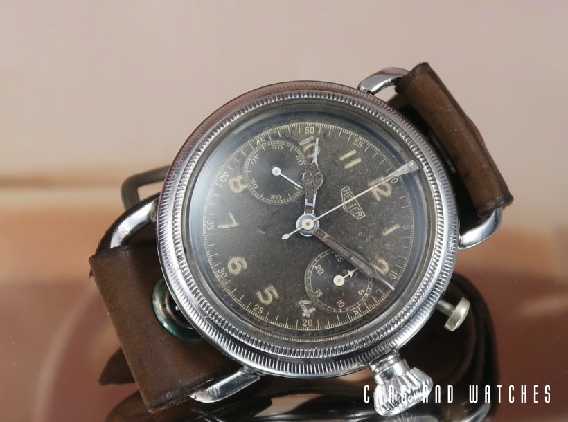Super rare Heuer oversize Pilot's chrono from the 30's
