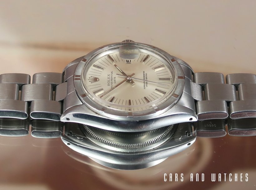 Rolex 1501 Date, special dial and engine turned bezel from 1973
