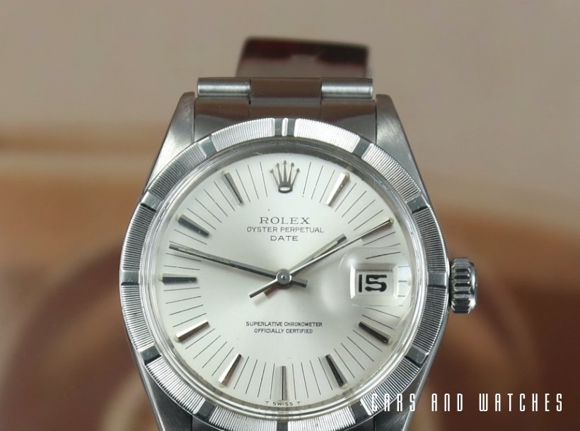 Rolex 1501 Date, special dial and engine turned bezel from 1973