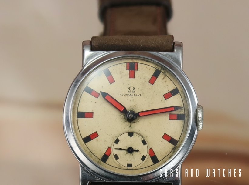 Unique Red Omega CK785 'Foibos' from the 30's