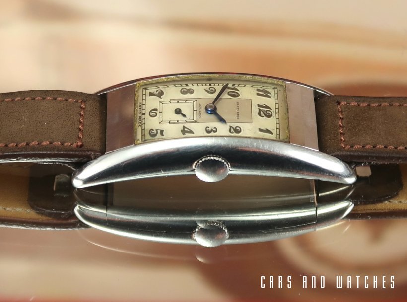Movado Curvex Breguet dial for Hardy Bros 1930's