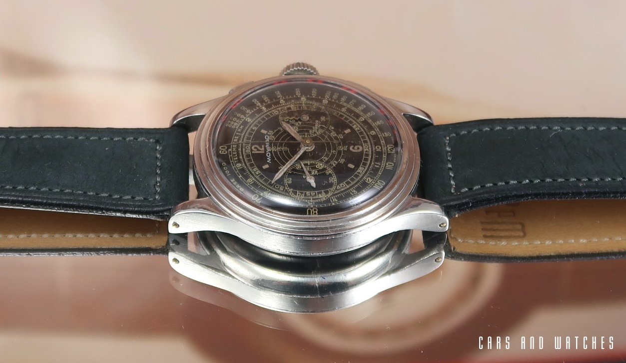 Super rare Movado step case M90 chrono with black dial | Watches | Cars ...