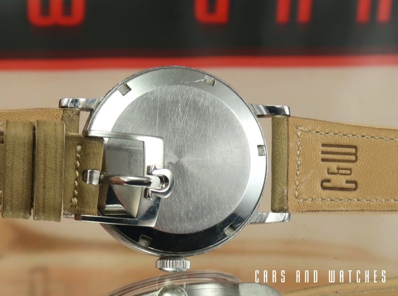 Super rare Omega Chronometre with Grey dial & box